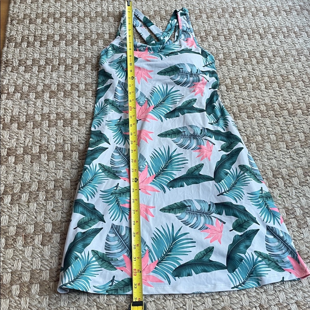 Kyodan Multicolor Leaf Print Dress, Petite Small - Picture 9 of 13